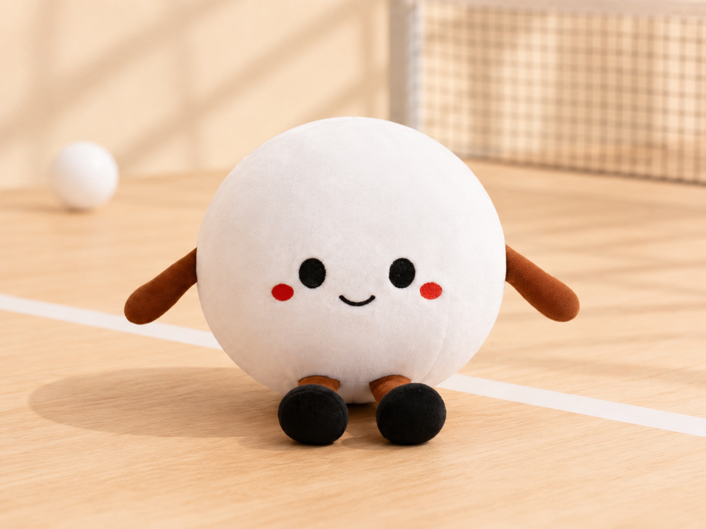 T12239 Table Tennis Ball Plush Toy product image