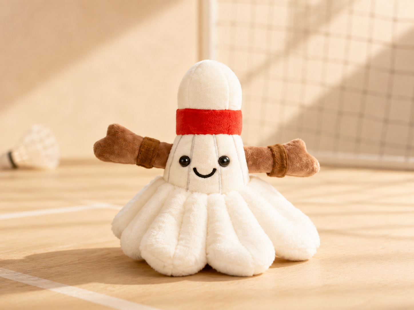 T12249 Badminton Shuttlecock Plush Toy product image